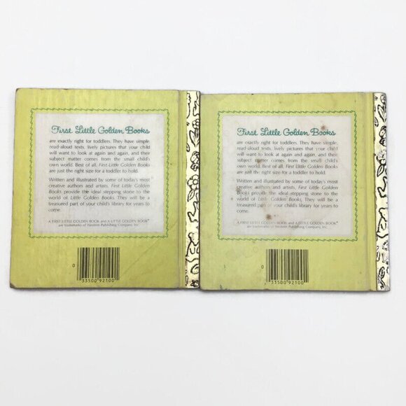 6 First Little Golden Books Mini Hardcover Three Little Kittens Prayers Big Bird - Picture 7 of 10